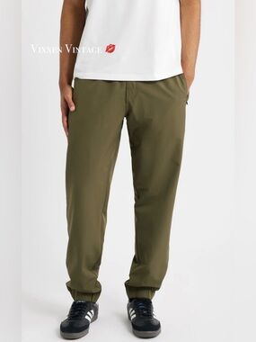 SANTO STUDIO 'TEMPO TECH PANTS' IN OLIVE